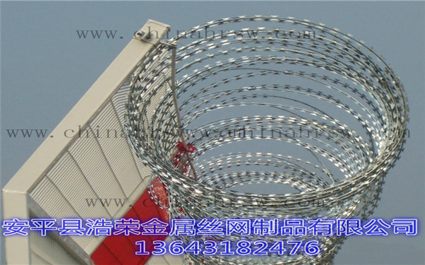 刀片刺绳安装效果图
